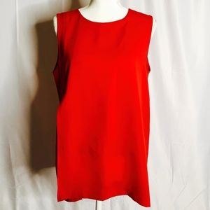 Kenneth Cole 2-in-1 Sleeves Blouse w/ High Split